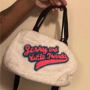 Jerry and Little Friends White Fuzzy Bag